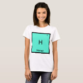 H - ホーマー おもしろ 化学 元素記号 Tシャツ (正面フル)