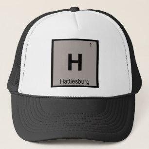 H - ミシシッピ州ハッティズバーグ 化学都市のシンボル キャップ