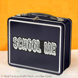 H.メタルトランスルーセントホワイト メタルランチボックス