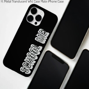 H.メタルトランスルーセントホワイト Case-Mate iPhone 14 PRO MAXケース