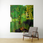 H ルソー "陽気な道化師たち" タペストリー (インサイチュ)