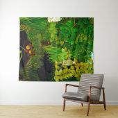 H ルソー "陽気な道化師たち" タペストリー (インサイチュ(横))