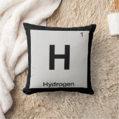 H – 水素化学周期表記号 クッション (ブランケット)
