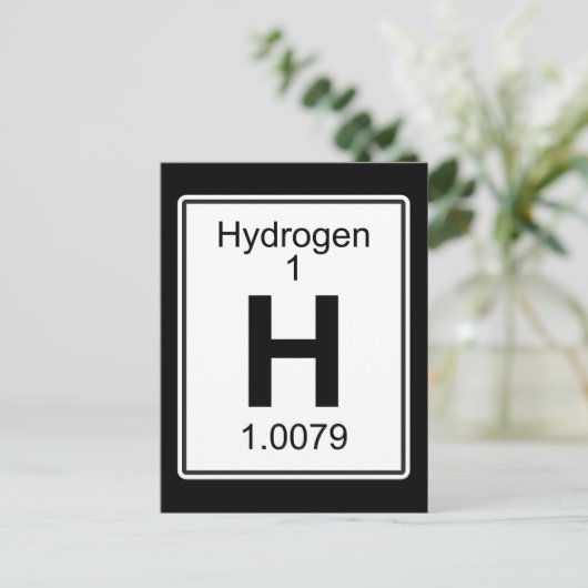 H – 水素 ポストカード (スタンド正面)