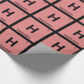 H - 波動拳ミーム 化学周期表記号 ラッピングペーパー (角)