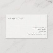 H A.C.H E R 名刺 (裏面)