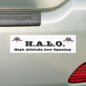 H.A.L.O. バンパーステッカー (車上)