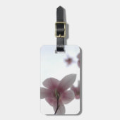 H.A.S. 芸術の荷物のラベル、イメージの詳細、マグノリア ラゲッジタグ (正面縦)