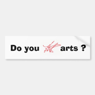 H.A.S. Artsか。 バンパーステッカー