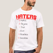 H-A-T-E-R-S Tシャツ (正面)