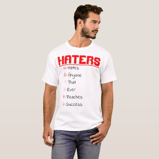 H-A-T-E-R-S Tシャツ (正面フル)
