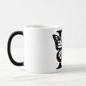 H Alphabet black butterfly モーフィングマグカップ (左)