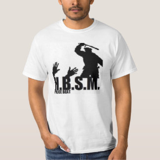 H.B.S.M. 警察はロゴのワイシャツを打ちました Tシャツ