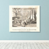 H.C.レディントン&カンパニーの建物インテリア キャンバスプリント (インサイチュ (ウッドフロア))