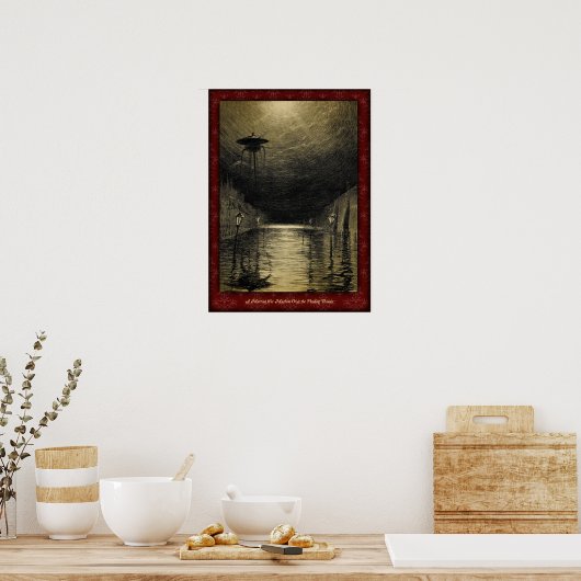 H G Wells War of the Worlds Poster 3 ポスター (キッチン)