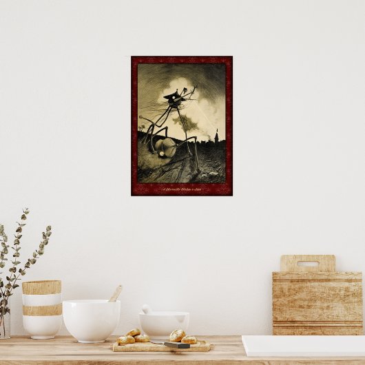 H G Wells War of the Worlds Poster 7 ポスター (キッチン)