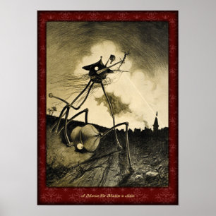 H G Wells War of the Worlds Poster 7 ポスター