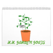 H.H. 庭のヤギ2010のカレンダー カレンダー (カバー)