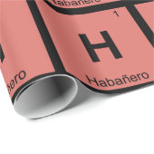 H - Habaneroのコショウ化学周期表 ラッピングペーパー (ロールコーナー)
