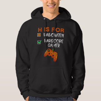 h is for halloween hardcor gamer パーカ