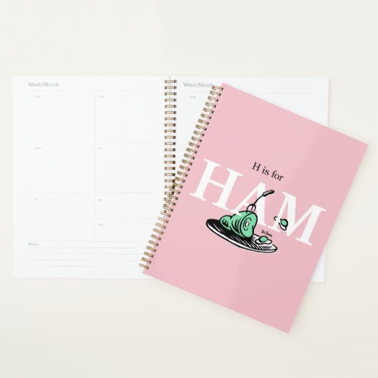 "H is for HAM" | Alphabet Design プランナー手帳 (ディスプレー)