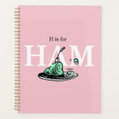 "H is for HAM" | Alphabet Design プランナー手帳 (正面)