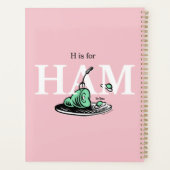 "H is for HAM" | Alphabet Design プランナー手帳 (裏面)