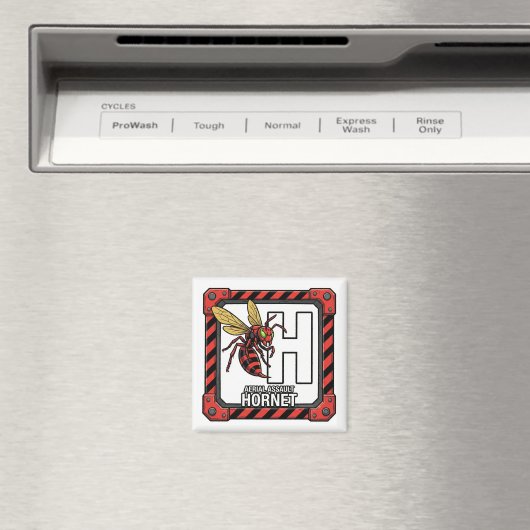 H is for Hornet – GTA Style ABC Learning Magnet マグネット (インサイチュ (食洗機))