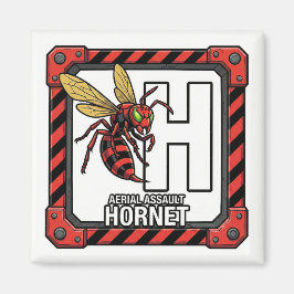 H is for Hornet – GTA Style ABC Learning Magnet マグネット