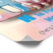 H is for Horse – Pastel Alphabet Poster for Kids R ポスター (角)