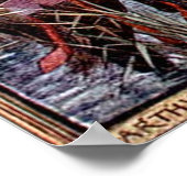 H Jフォードヴィンテージイラストレーションキングアーサーポスター ポスター (角)