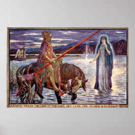 H Jフォードヴィンテージイラストレーションキングアーサーポスター ポスター