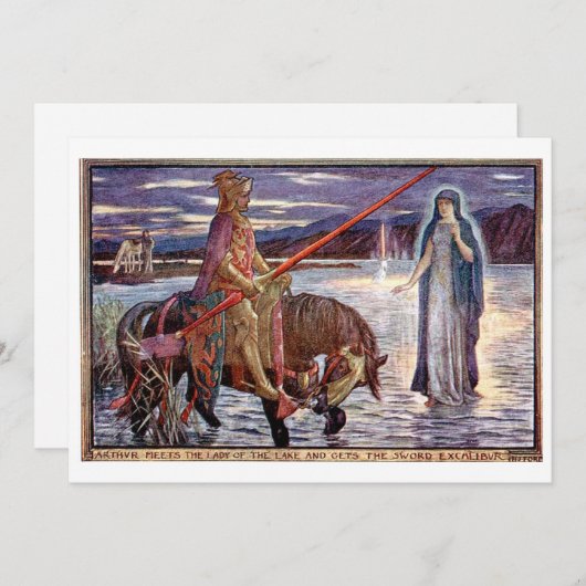 H Jフォードヴィンテージイラストレーションキングアーサー (正面/裏面)