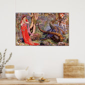 H Jフォードヴィンテージイラストレーションセントジョージポスター ポスター (キッチン)