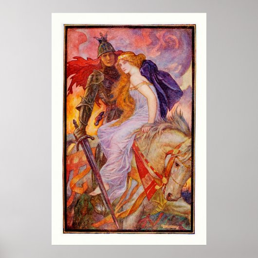 H Jフォードヴィンテージイラストレーション ポスター (正面)