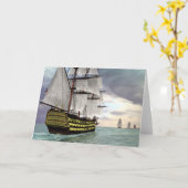 H M Sの勝利 カード (黄色い花)