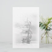 H M Sの勝利 便箋 (スタンド正面)