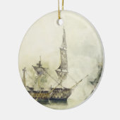 H.M.S. 1805年トラファルガー海戦の勝利、( セラミックオーナメント (左)