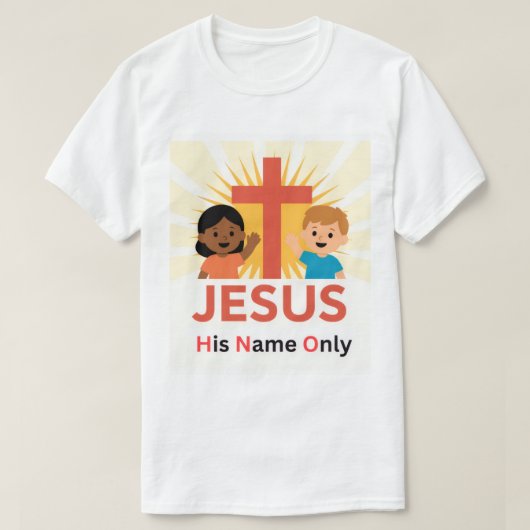 H.N.O. - His Name Only (新ロゴ) Tシャツ (デザイン正面)