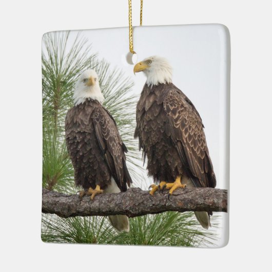 H&Oのロゴの休日のオーナメント セラミックオーナメント (左)