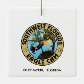 H&Oのロゴの休日のオーナメント セラミックオーナメント (裏面)