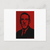 H・P・ラヴクラフトの肖像ポストカード ポストカード (正面)