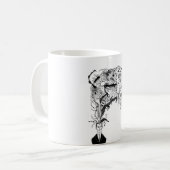 H.P. Lovecraftのモンスター コーヒーマグカップ (正面左)