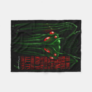 H.P. Lovecraft毛布によるCthulhuの呼出し フリースブランケット