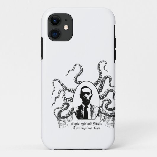 H.P. Lovecraft R'lyehの電話箱 Case-Mate iPhoneケース (裏面)