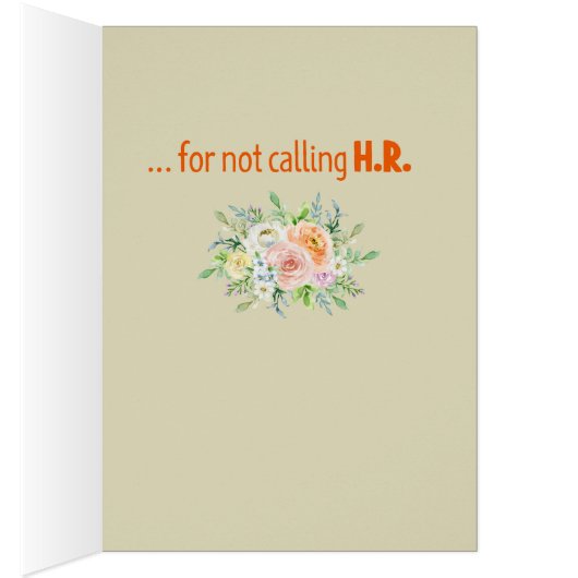 H.Rをおもしろいな挨拶状と呼ばないためにありがとう (内側 (右))