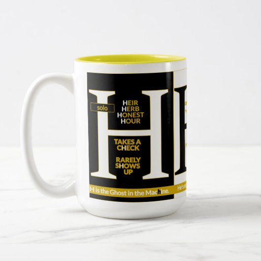 H | The Ghost in the Machine – Alfa Sity Mug ツートーンマグカップ (左)
