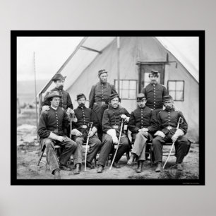 H.W.専攻のソーヤーとCamp Stoneman 1865 ポスター