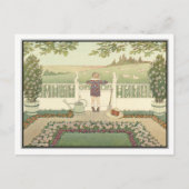 H. Willebeek Le Mairによるのんびりした羊 ポストカード (正面)