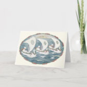 H. Willebeek Le Mair著ヴィンテージのクリスマスキャロル シーズンカード (正面)